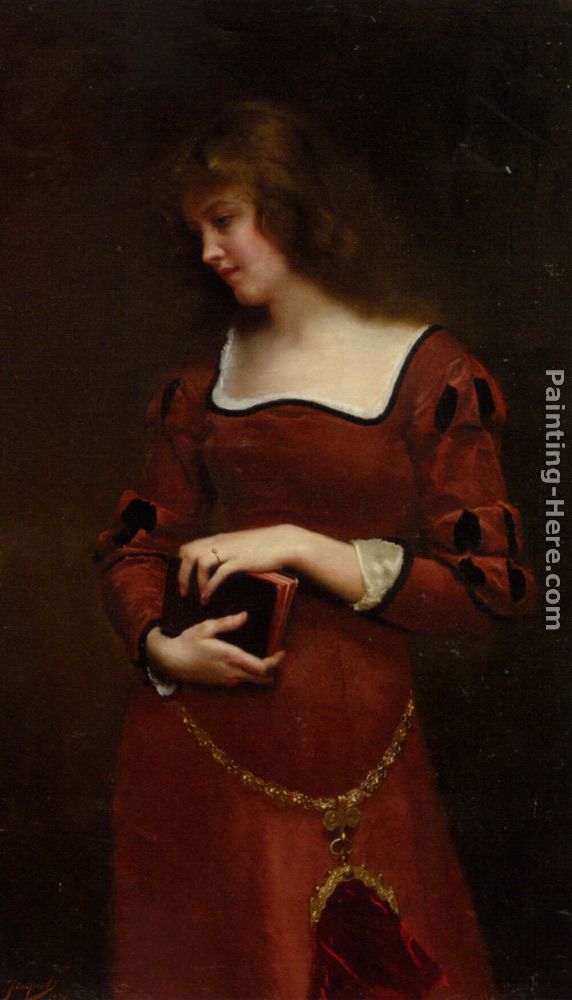 Wistful Thoughts painting - Gustave Jean Jacquet Wistful Thoughts art painting
